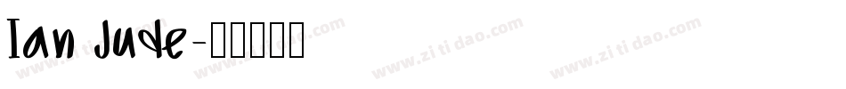 Ian Jude字体转换